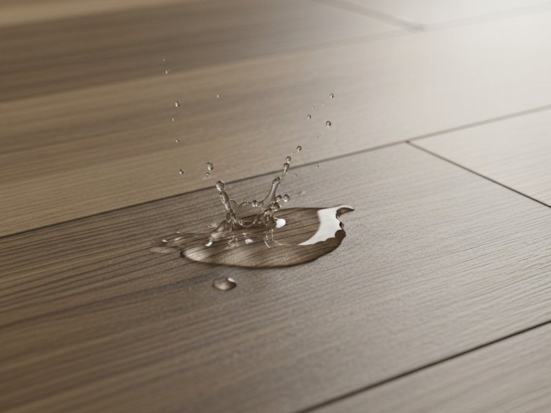 Kitchen with waterproof luxury vinyl flooring